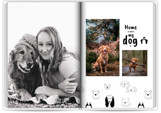 Fotoksiążka z psem