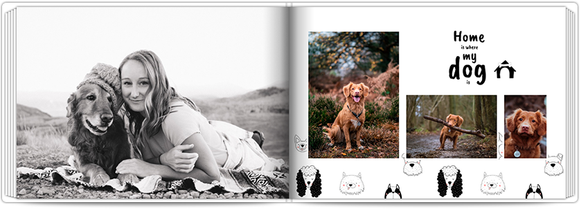 Fotoksiążka z psem
